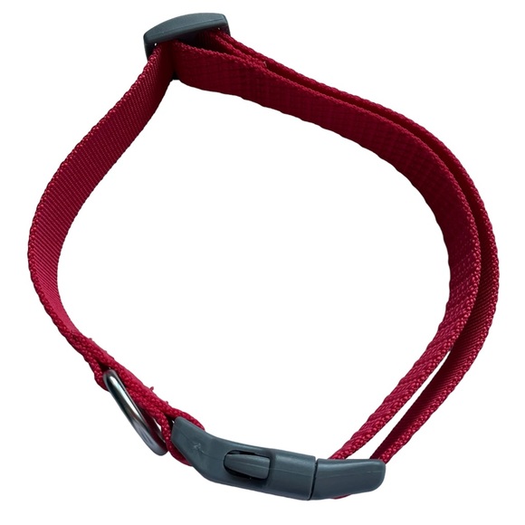 Dog Knit Winter Hat + Red Collar L Gray Red - Picture 10 of 14